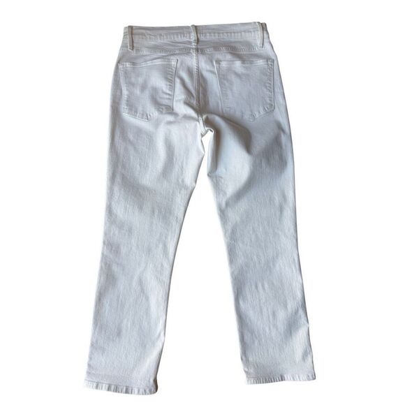 FRAME Le High Ankle Straight Jeans In white Size 31/12 - Picture 6 of 9